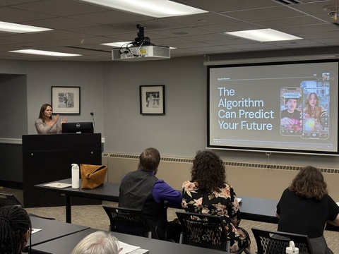 Sarah Witmer presenting at MPCA
