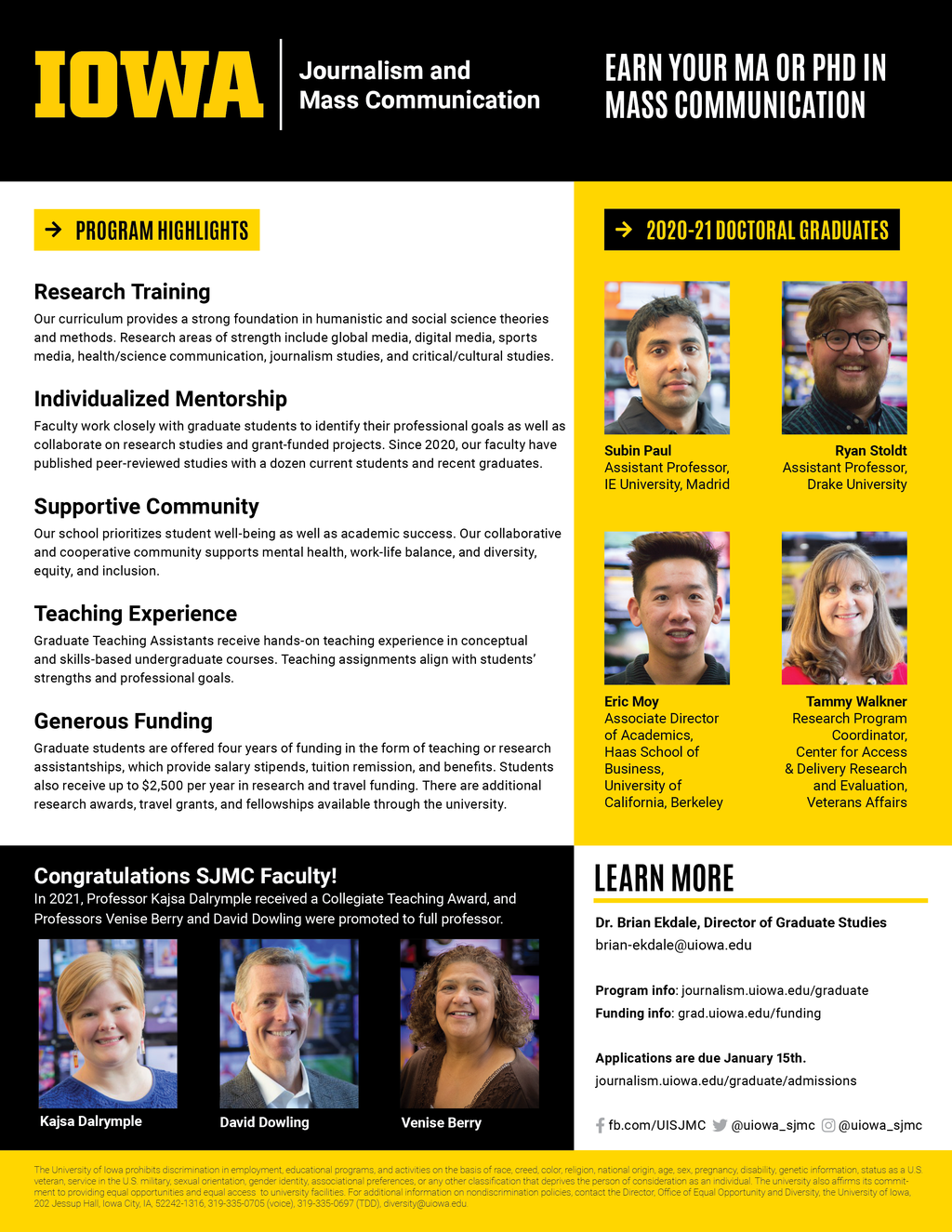 Grad Program Flyer