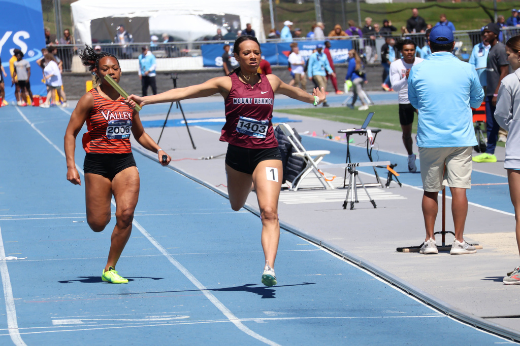 This is a photo of Cali Whitaker in the 4x2.
