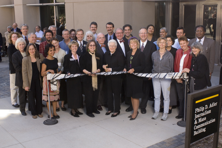 Ribbon cutting ceremony for AJB