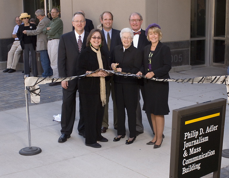 Ribbon cutting ceremony for AJB