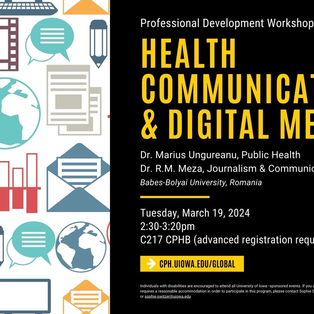 Workshop: Health Communication & Digital Media promotional image